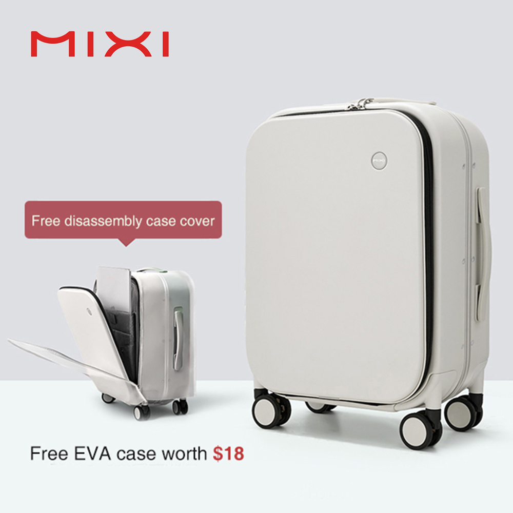 Foldable Rolling Luggage Bag - Mixi 특허 디자인 알루미늄 프레임 여행