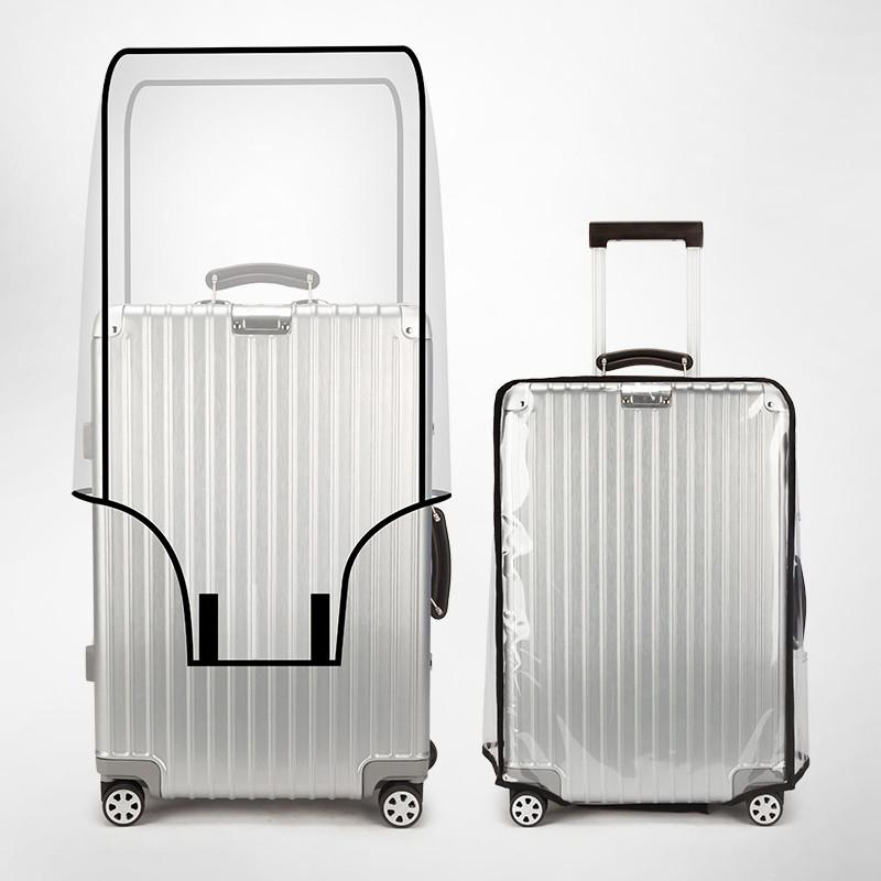 Waterproof Suitcase Cover Protector - 방수 기능이 있는 투명한 여행용 가방