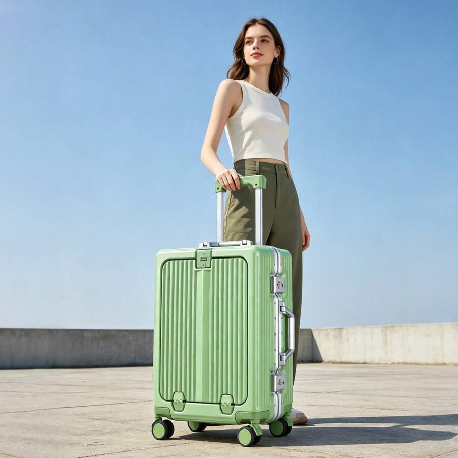 Front Opening Laptop Luggage 24 Inch - 타이달 플래시 20/24인치 전면 개방형 알루미늄
