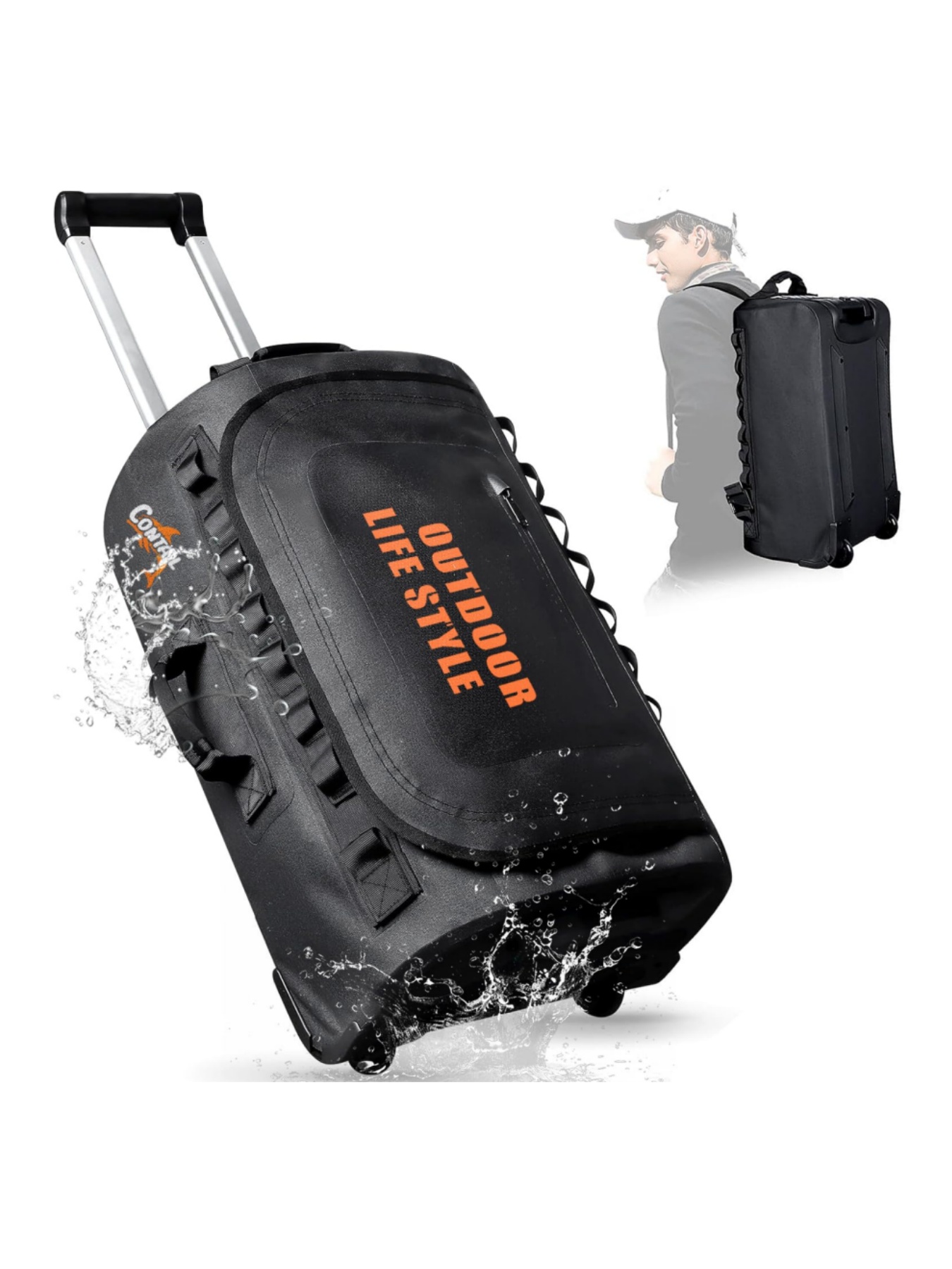 48/95 랠리 휠 다이빙 가방, 바퀴 달린 수하물 가 - Foldable Rolling Luggage Bag 리뷰 및 가격