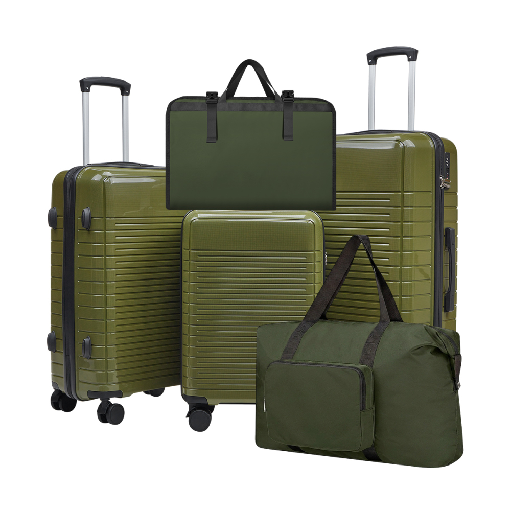 5개 세트의 PP 재질 하드 셸 여행 가방 세트(20/ - Foldable Rolling Luggage Bag 리뷰 및 가격